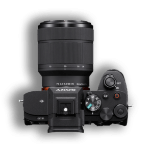 Sony-a7 Dot Media professional DSLR camera for high-end photography and video production.