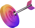 Dot Media creative element - Target icon for marketing and brand strategy