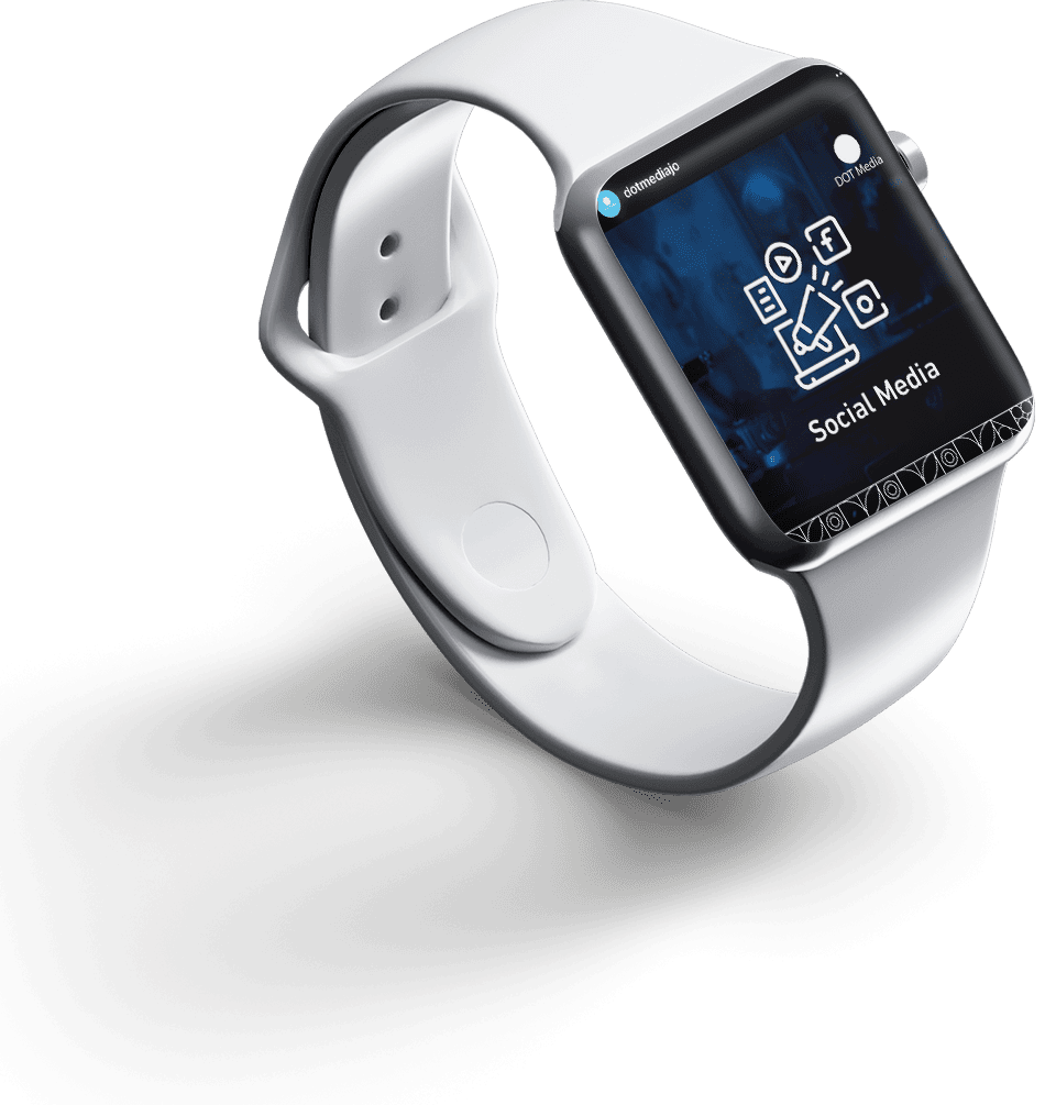 Dot Media tech shot - Apple Watch with QR code