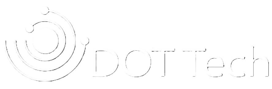 Dot Tech company logo created by Dot Media for technology branding
