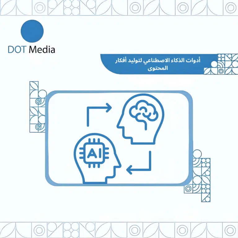 Dot Media Blog : الذكاء الاصطناعي لتوليد أفكار المحتوى