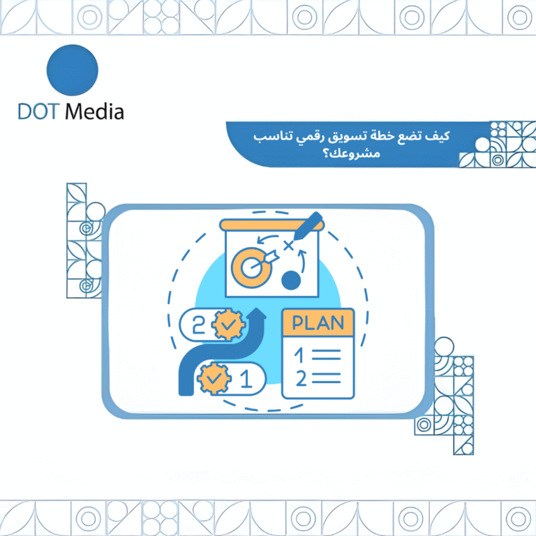 Dot Media Blog : كيف تضع خطة تسويق رقمي تناسب مشروعك؟