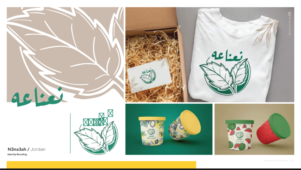 نعناعة Brand Identity Design By Dot Media