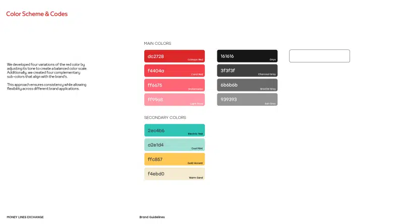 شركة تصميم هوية تجارية في الأردن Dot Media استخدام الالوان