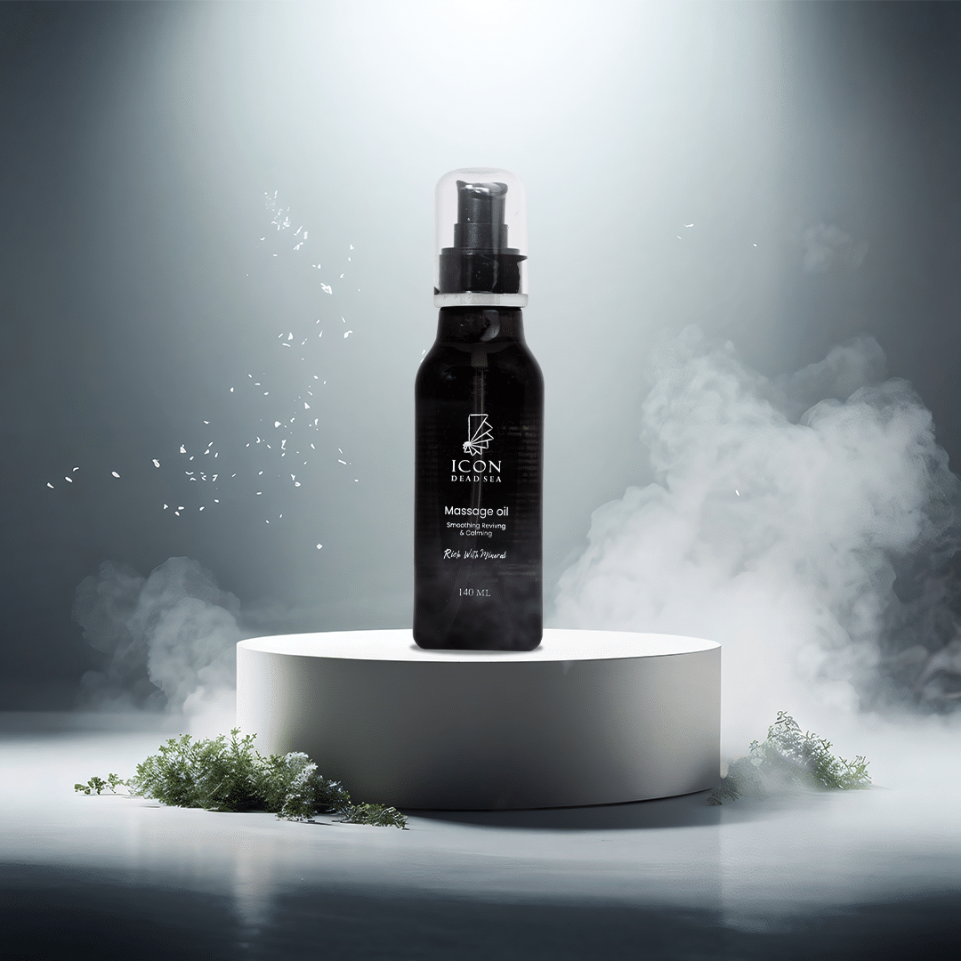 Clean commercial product photography with brand-focused minimalist styling