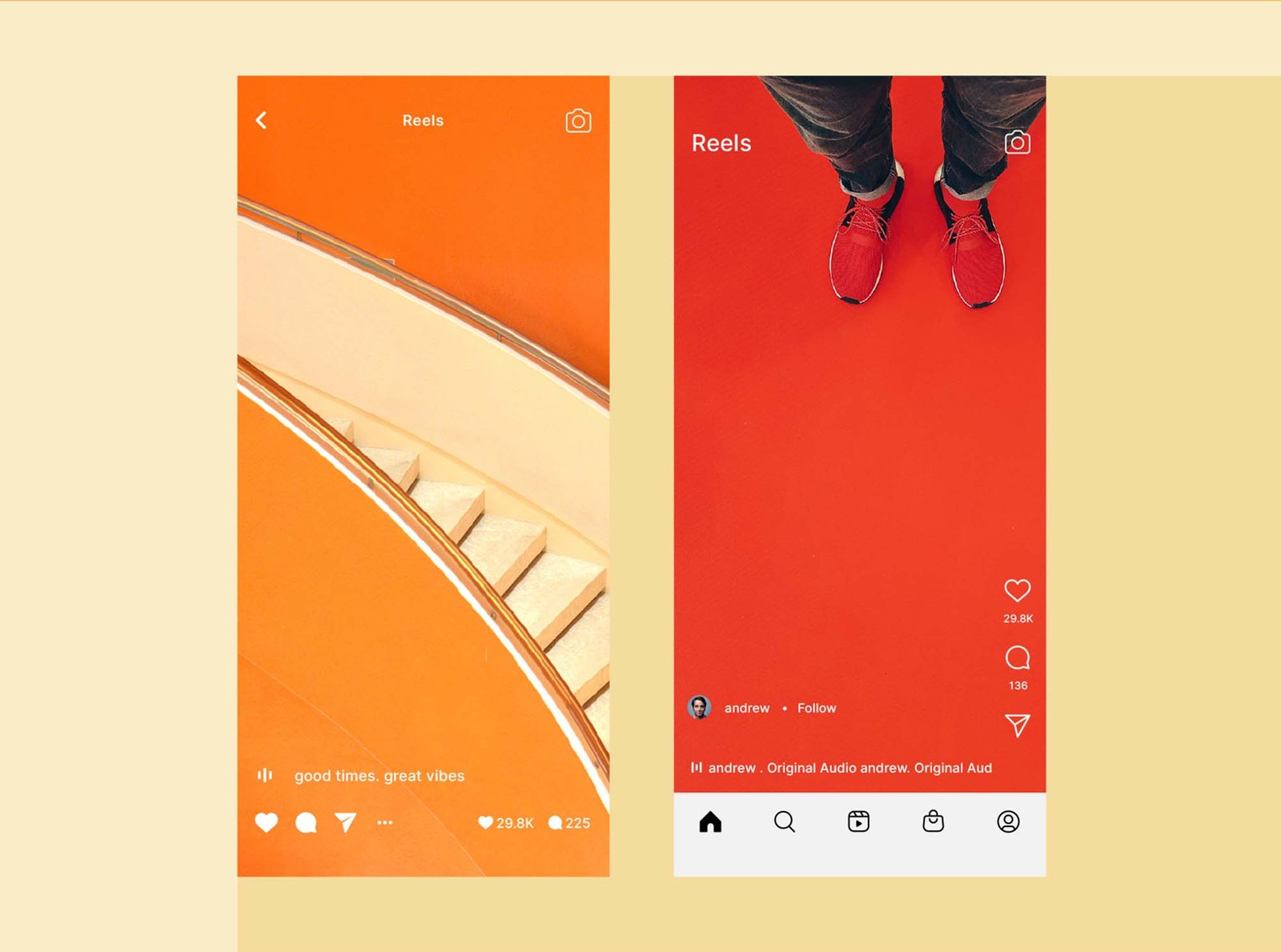 digital marketing trends in Jordan — Instagram Reels mockup for short-form content strategy