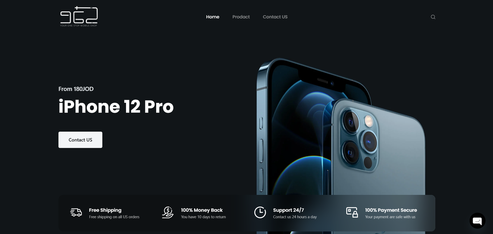 برمجة مواقع إلكترونية — تصميم موقع 962 Plus من Dot Media