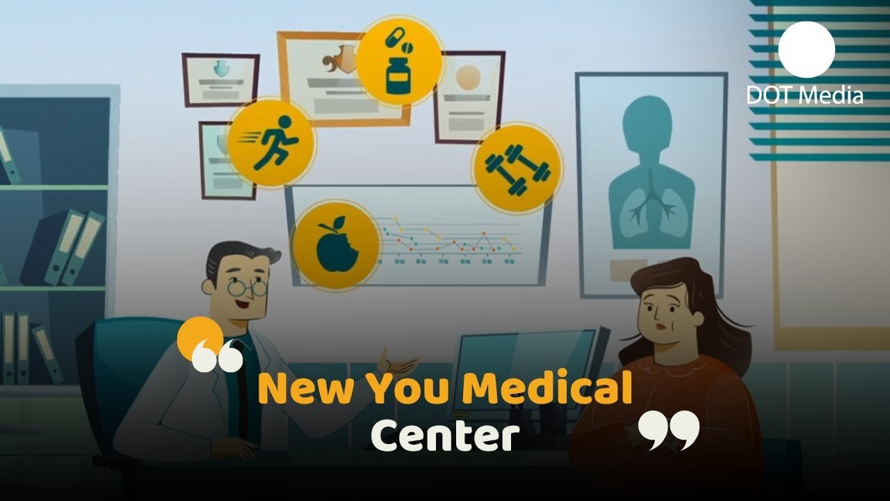 Motion Graphics Video for New You Medical Center - Motion Graphics Company Jordan