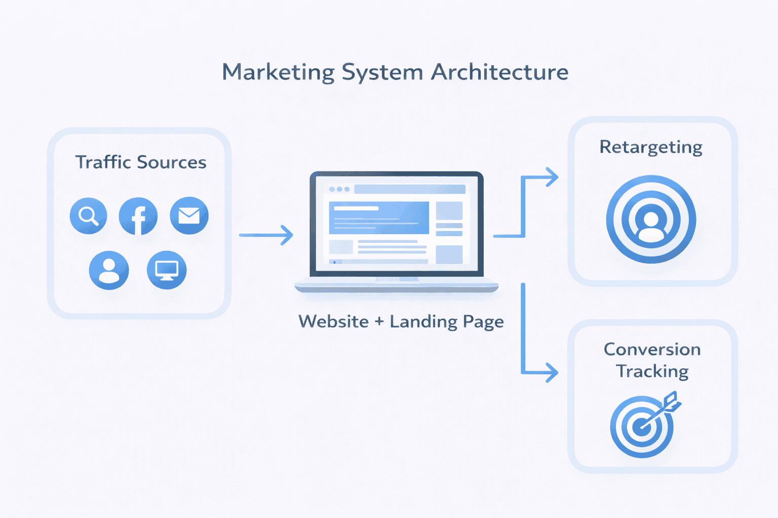 Lead generation in Jordan connected to marketing funnel system
