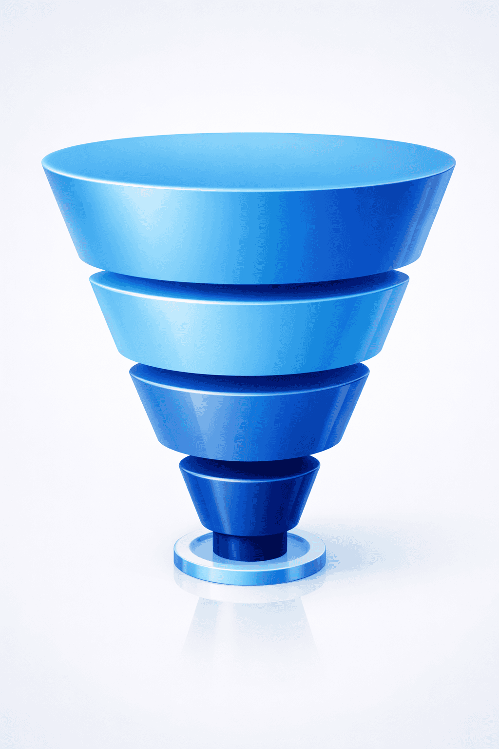 marketing plan for small business funnel infographic showing awareness consideration conversion retention