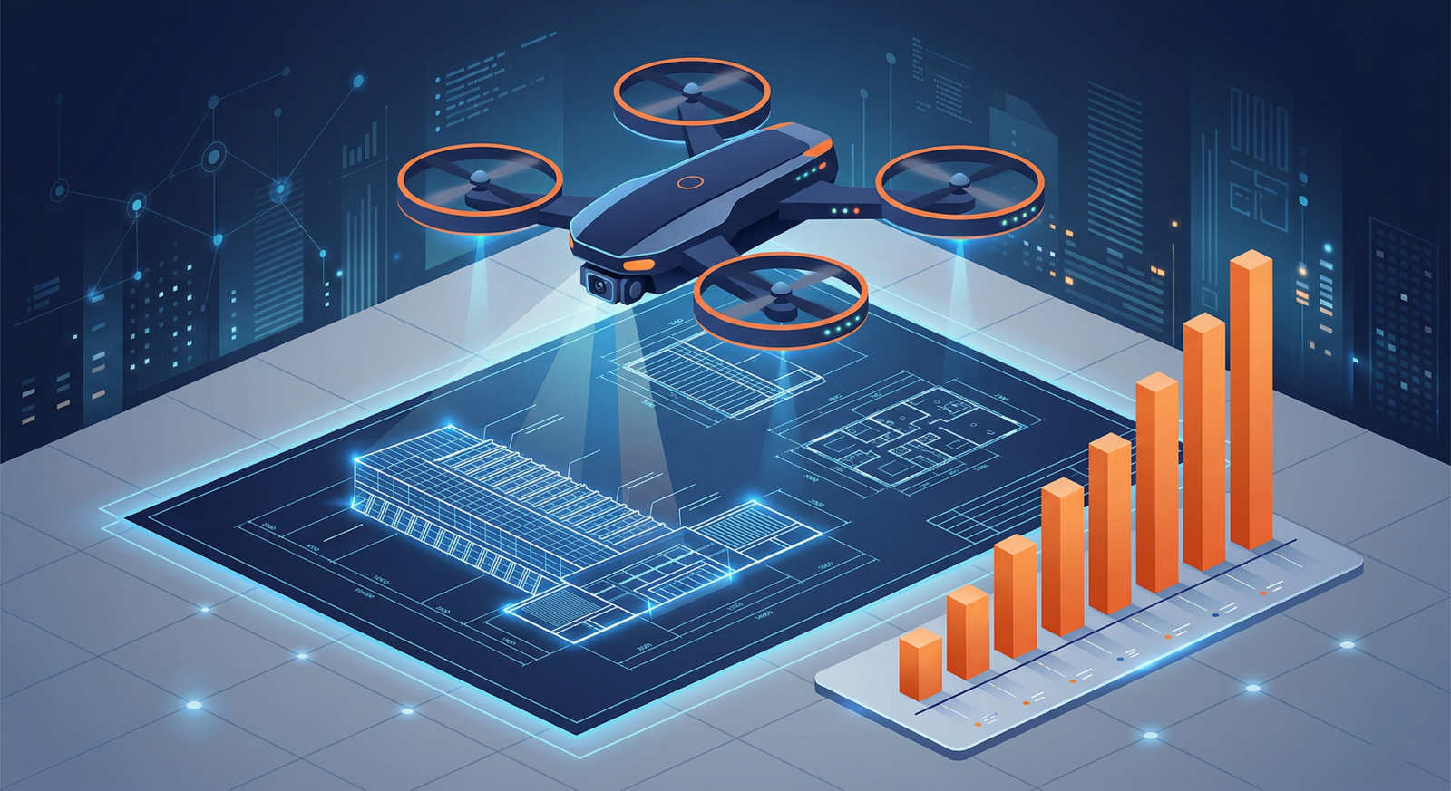 Professional aerial photography for companies in Jordan showcasing real estate and industrial projects