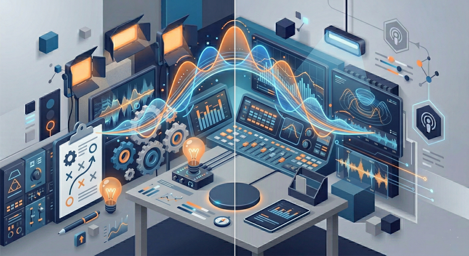 Strategic planning for a corporate podcast launch