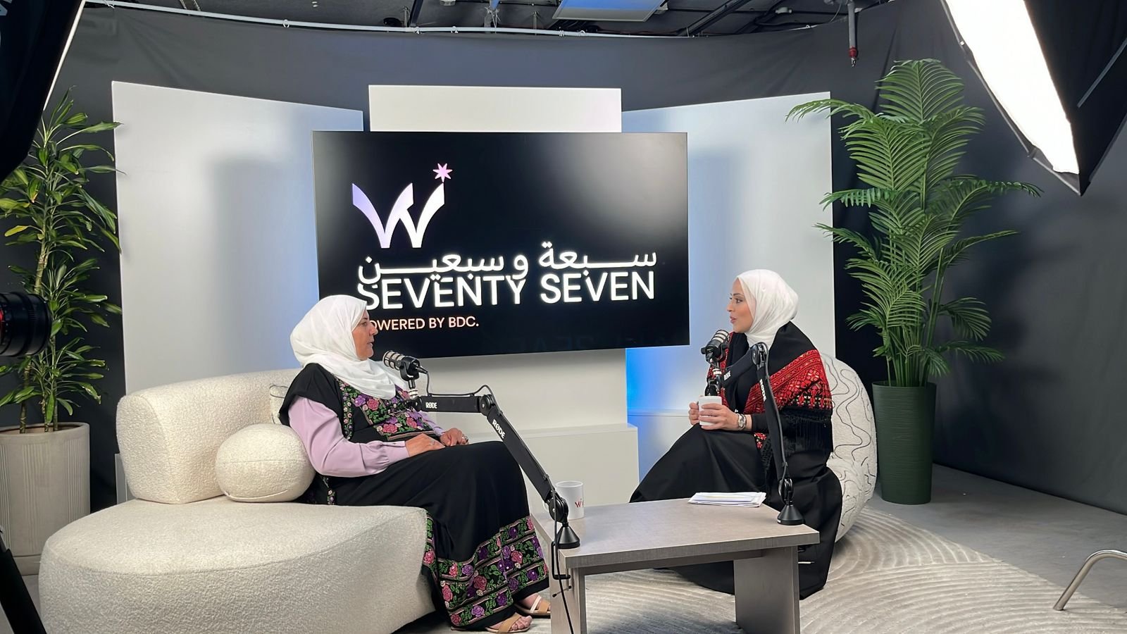 تصوير بودكاست ريادة الأعمال في الأردن برنامج 77 مع مركز تطوير الأعمال BDC