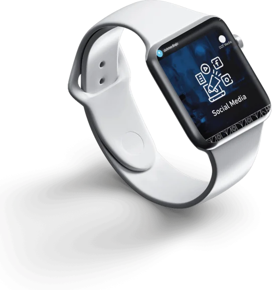 Dot Media tech shot - Apple Watch with QR code