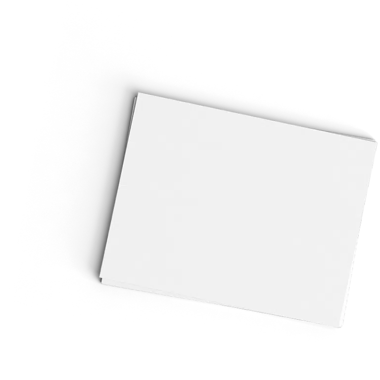 Dot Media office supplies - White blank papers for creative brainstorming